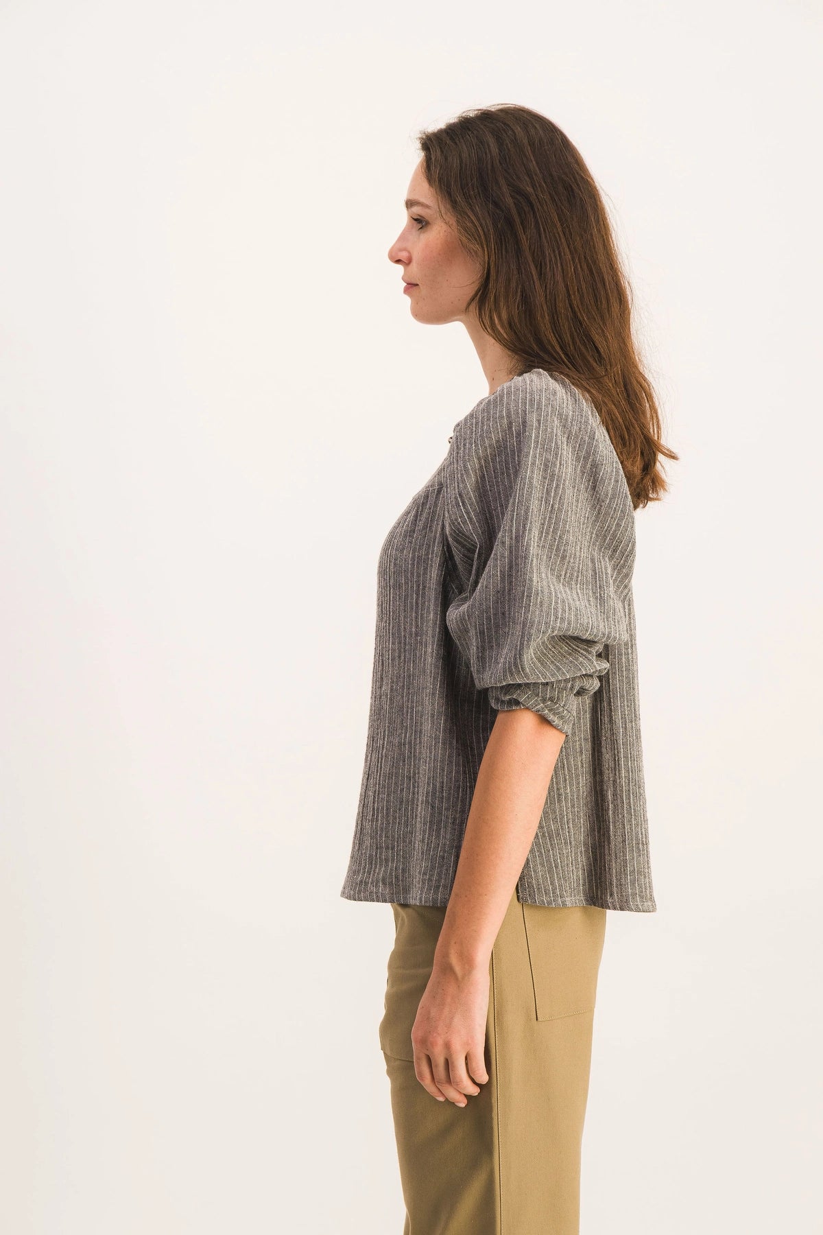 NIKI STRIPED BLOUSE