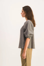 NIKI STRIPED BLOUSE