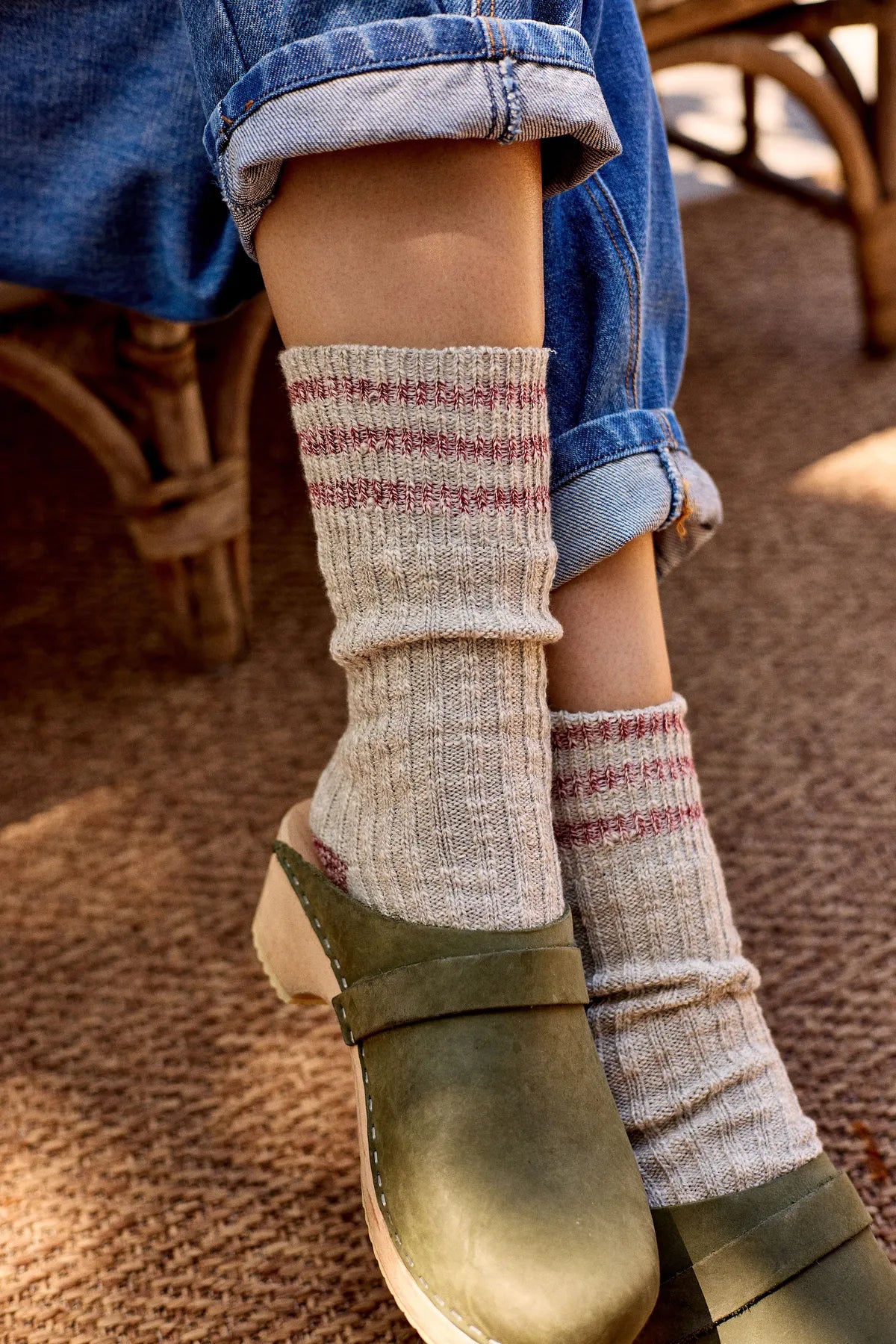 Chaussettes-grosse-cotes-beige-bordeaux-steffy_Rose2.webp