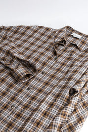chemise femme carreaux marron neil