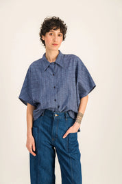 BLUE DONNA SHIRT