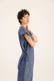 MARTA BLUE JUMPSUIT