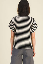 UNA BLACK AND WHITE TANK TOP