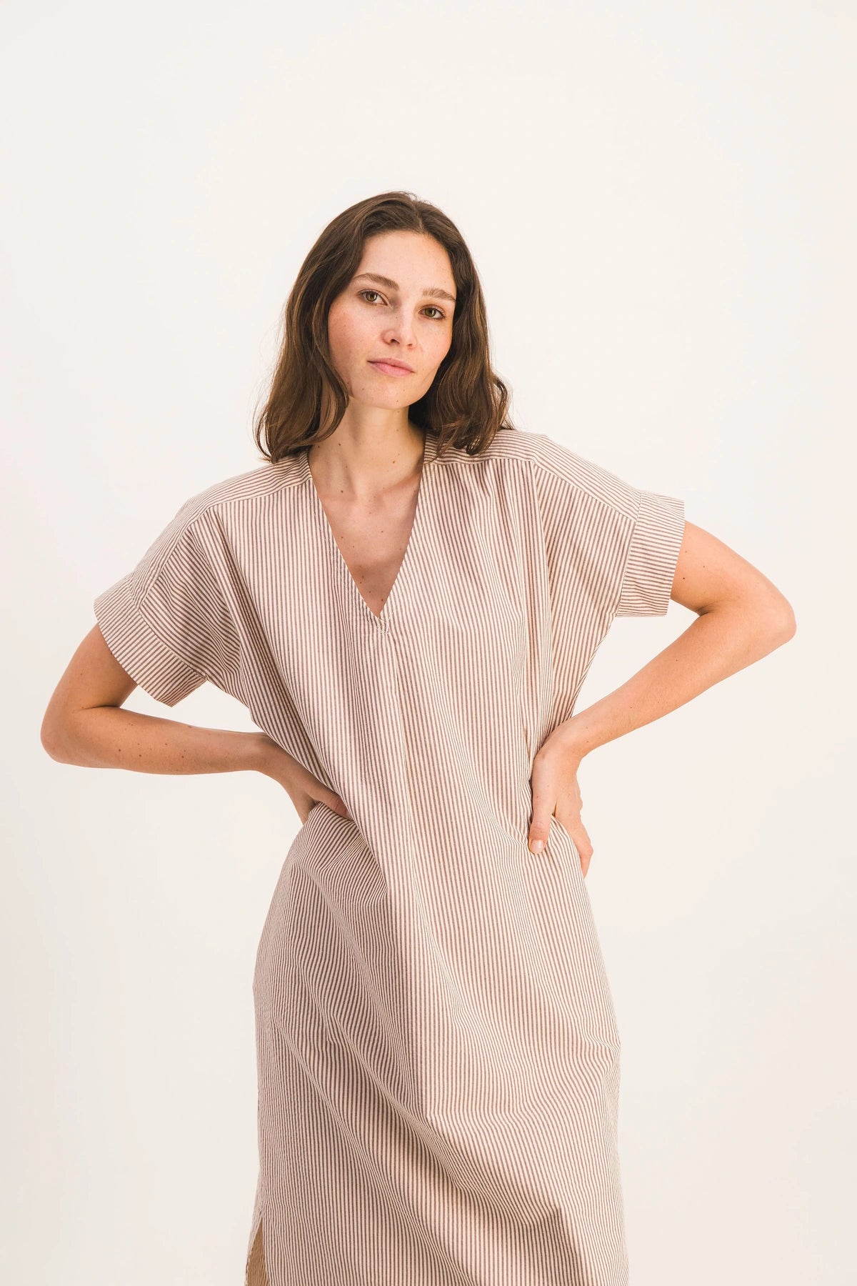 LORETTE STRIPED DRESS