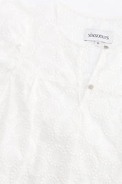 KIKI DRESS WITH ENGLISH EMBROIDERY