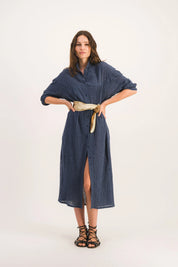 BLUE JEMINA DRESS