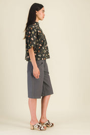 Bermuda denim loose femme Ben Denim Gris - photo 5