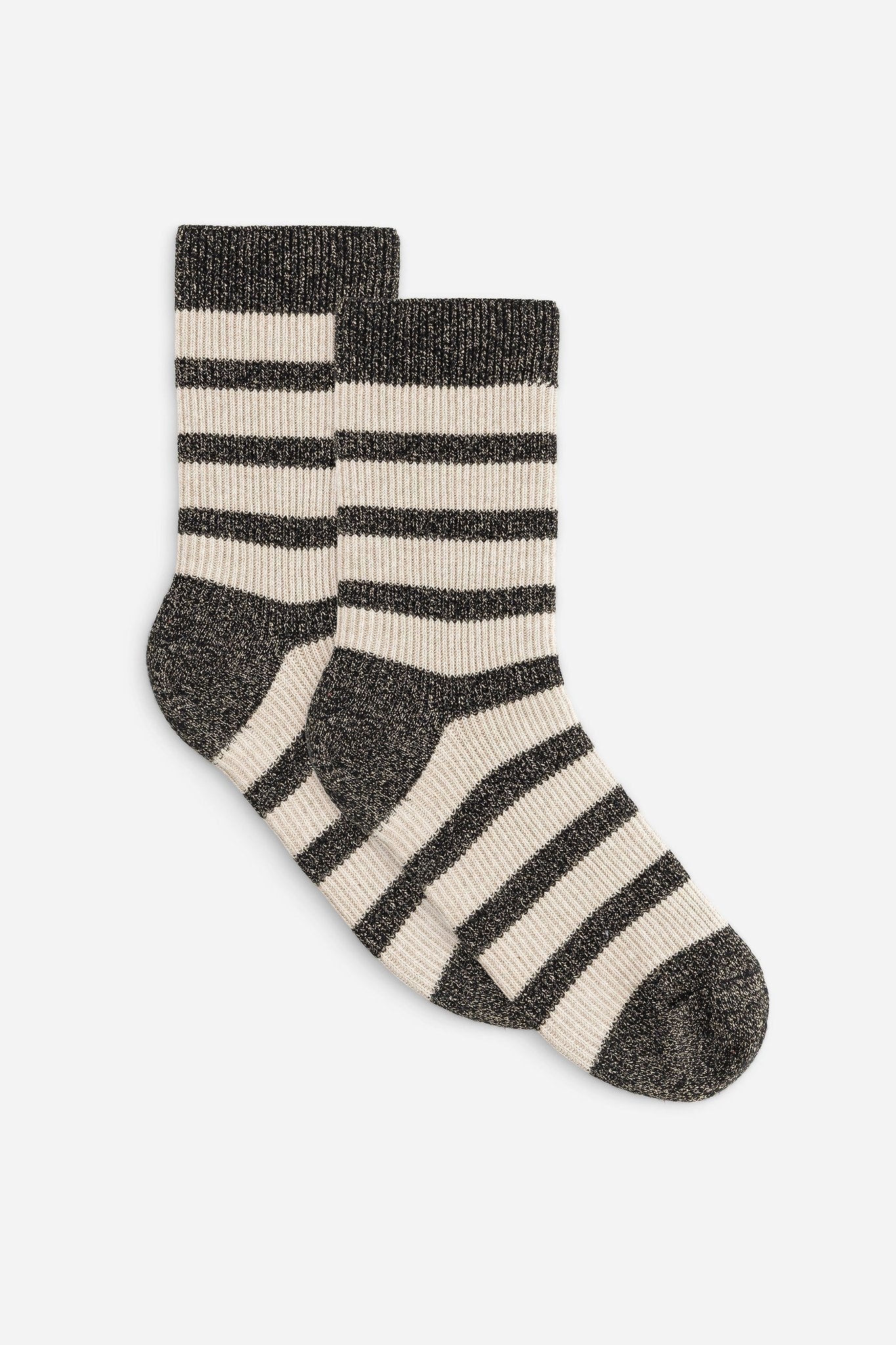 Sailor Beige and Goldy Socks