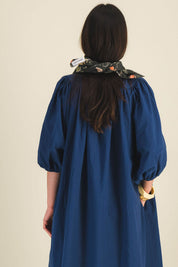 Foulard bandana imprimé noir femme Birdy Noir - photo 2