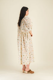 Robe longue imprimée femme Pippa Beige - photo 4