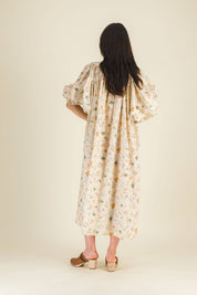 Robe longue imprimée femme Pippa Beige - photo 5