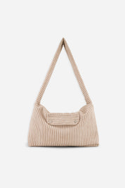 sac besace femme velours blanc polly