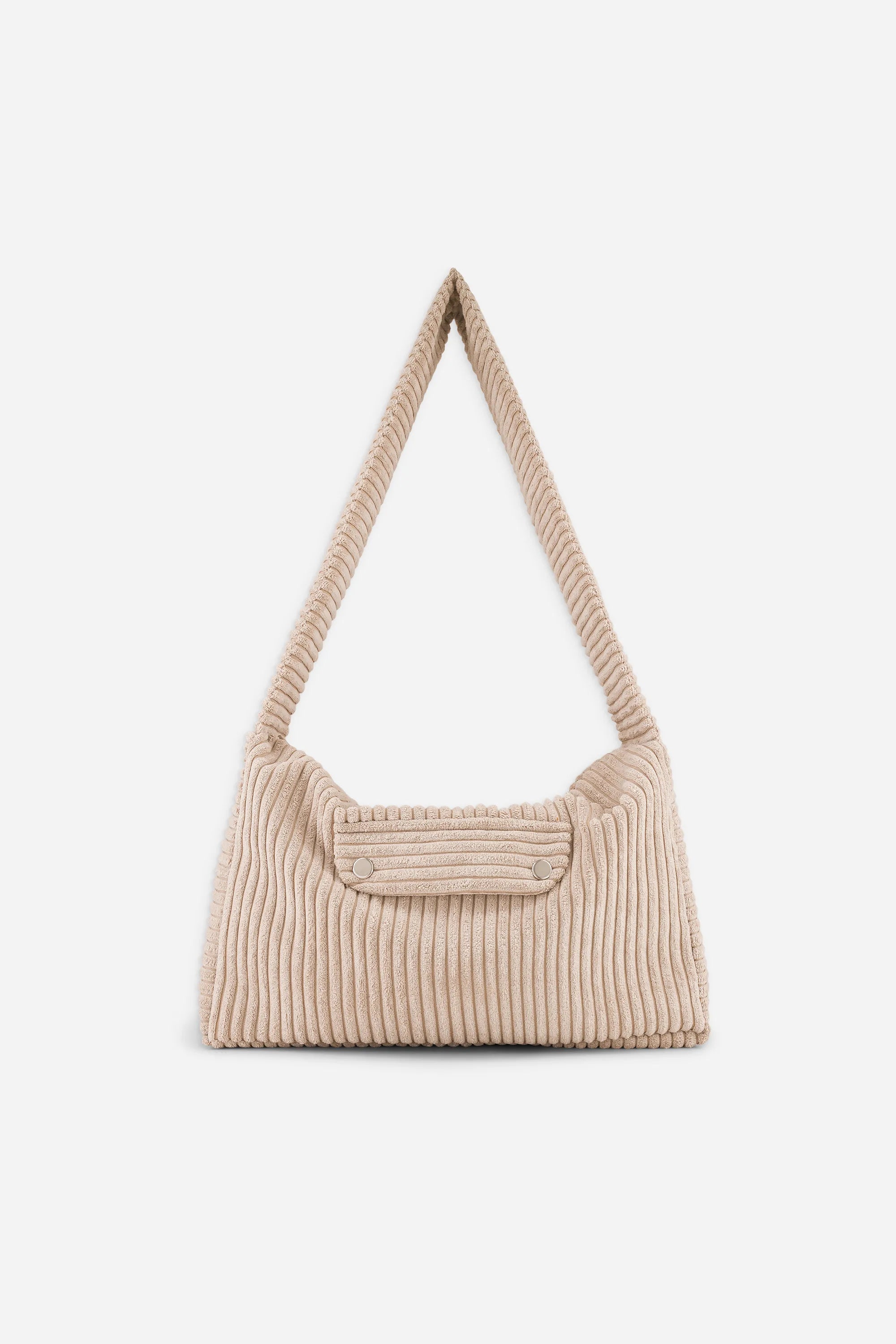 sac besace femme velours blanc polly